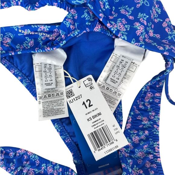 NWT Adidas X KseniaSchnaider Bikini Set Women’s Size 12 (IU1207) - Picture 5 of 6
